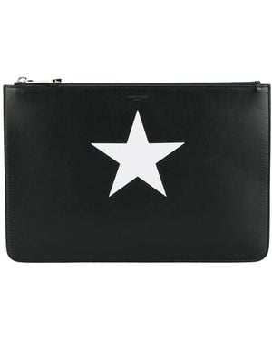 Givenchy Star Print Iconic Pouch - Black