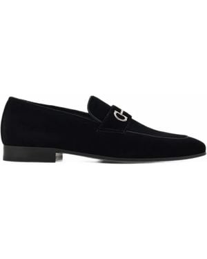 Ferragamo Gancini Horsebit Loafer - Black