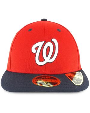 KTZ 59Fifty Washington Nationals Fitted Cap - Red