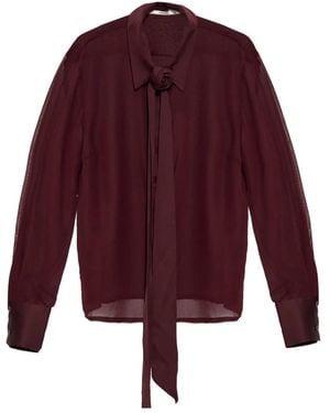 Gestuz Blusa Con Apliques Florales - Rojo