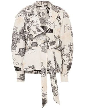 Temperley London Belted Jacket - White