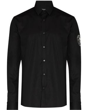 Balmain ポプリンシャツ - ブラック