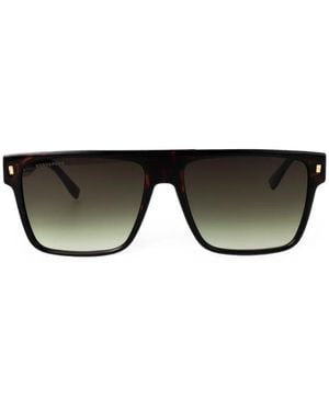 DSquared² Lunettes De Soleil À Effet Écailles De Tortue - Black