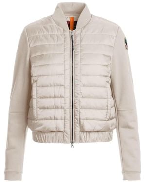 Parajumpers Quilted Bomber Jacket - Natural