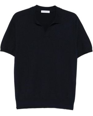 Manuel Ritz Vネック Tシャツ - ブラック