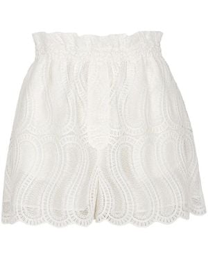 Raquel Diniz Bahia Lace Shorts - White