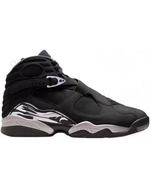 Nike Air Jordan 8 Retro 'Chrome' Trainers - Black