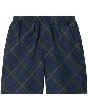 Burberry Bermuda Twill Check - Blue