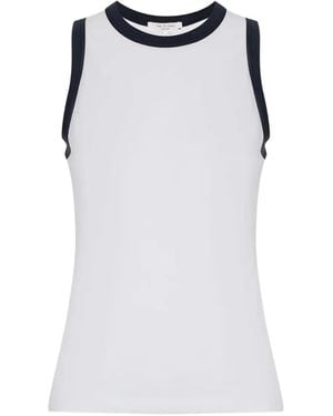 Rag & Bone コントラスト タンクトップ - ブラック