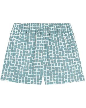 Tod's Elasticated-Waistband Pocket Shorts - Blue