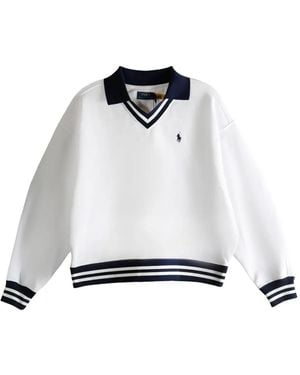 Polo Ralph Lauren V-neck Sweatshirt - ホワイト