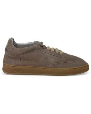 Soldini 80 Akira Perforated Sneakers - Brown