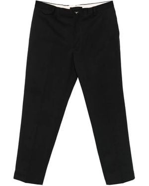 Dell'Oglio Turn-Up Tailored Trousers - Black