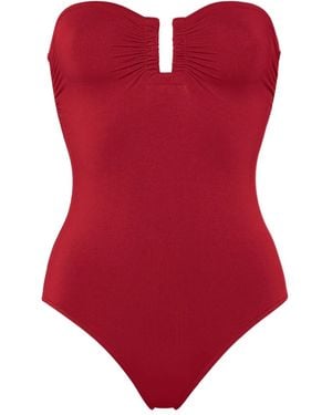Eres Cassiopée Bustier-Neck Swimsuit - Red