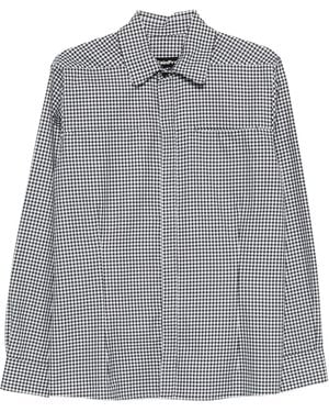 Notrainproof Gingham-Checked Shirt - Grey