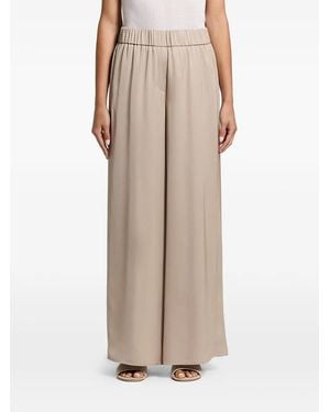 Peserico Elasticated Palazzo Pants - Natural