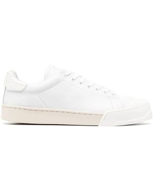 Marni Dada Bumper Leather Trainers - White