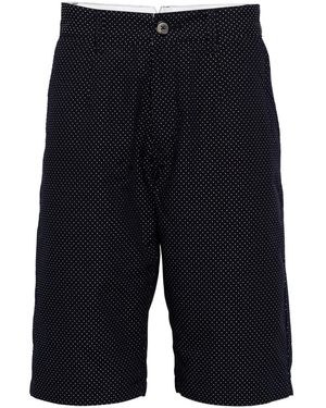 Private Stock The Crusade Polka-Dot Cotton Shorts - Blue