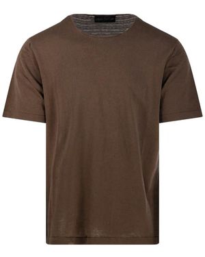 Fabrizio Del Carlo T-Shirt À Manches Courtes - Marron