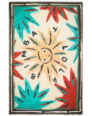 Bimba Y Lola Sun-Print Cotton Beach Cover-Up - Green