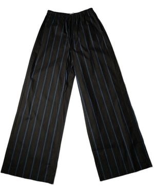 STAUD Mateo Striped Pants - Black