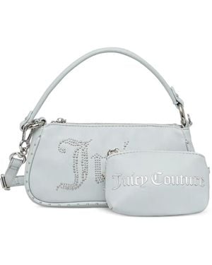 Juicy Couture Bolso De Hombro Con Apliques Y Logo - Metálico