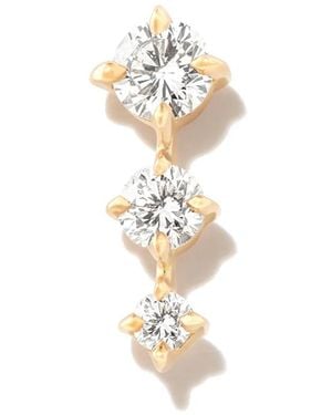Lizzie Mandler 18Kt Éclat Diamond Single Earring - White