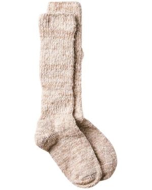 yahae Garabou Slipper Socks - Wit