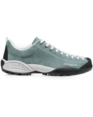 SCARPA Mojito Leather Trainers - Blue