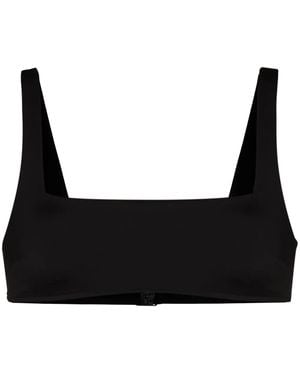 Bondi Born Aria Square-Neck Bikini Top - Black