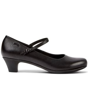 Camper Helena Leather Pumps - Black