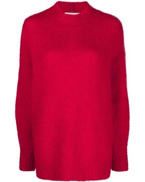Isabel Marant Pull Idol À Col Rond - Rouge