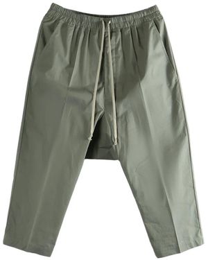 Rick Owens Drawstring-Waist Pants - Green