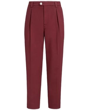 メンズ Brunello Cucinelli ガーメントダイ コットンギャバジンパンツ