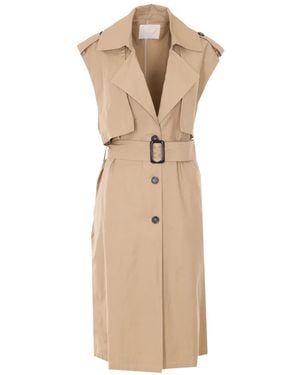 Twinset Belted Midi Dress - Natural