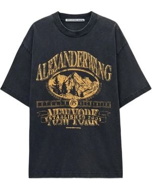 Alexander Wang グラフィック Tシャツ - ブルー