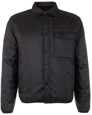 Moncler Logo-Patch Padded Jacket - Black