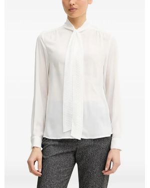Silvian Heach Camisa Con Apliques Y Manga Larga - Blanco