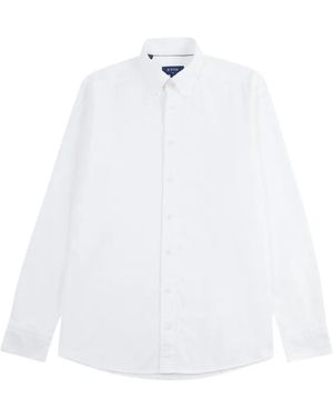 Eton Chemise À Boutonnière - White