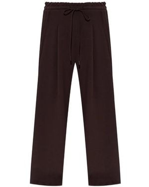 adidas Wide-Leg Drawstring Track Pants - Multicolor