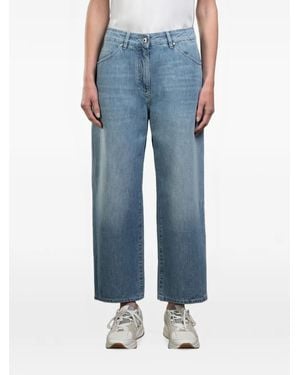 Moorer Lania Five-Pocket Jeans - Blue