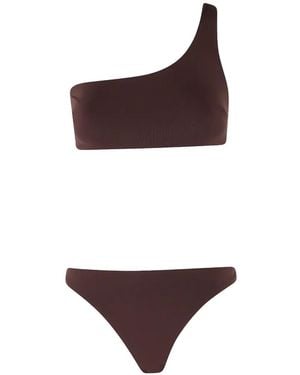 FEDERICA TOSI One-Shoulder Bikini - Purple