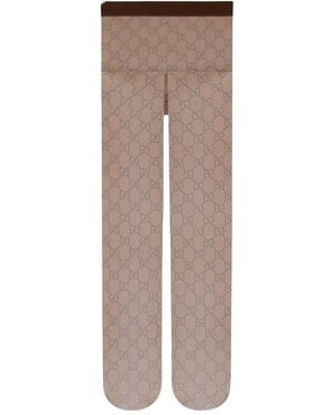 Gucci Logo Tights - Gray