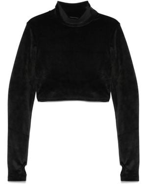 Gcds Velvet Top - Black