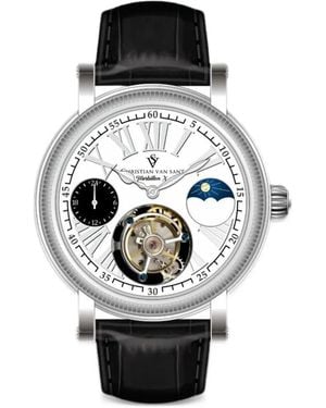 Christian Van Sant Tourbillon X 45Mm Watch - Black