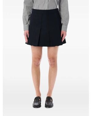 A.P.C. Pleated A-Line Skirt - Black