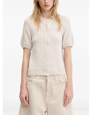 Our Legacy Puff-Sleeve Button Cardigan - Natural