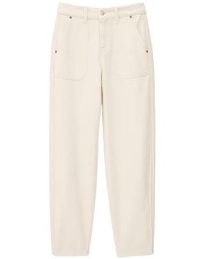 Ba&sh Cali Hose Mit Aufgesetzten Taschen - Weiß