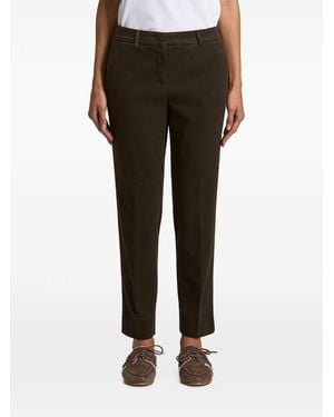 Peserico Straight-Leg Tailored Trousers - Brown