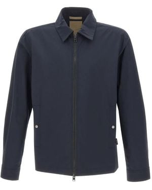 Woolrich Urban Timber Collar Zip Jacket - Blue